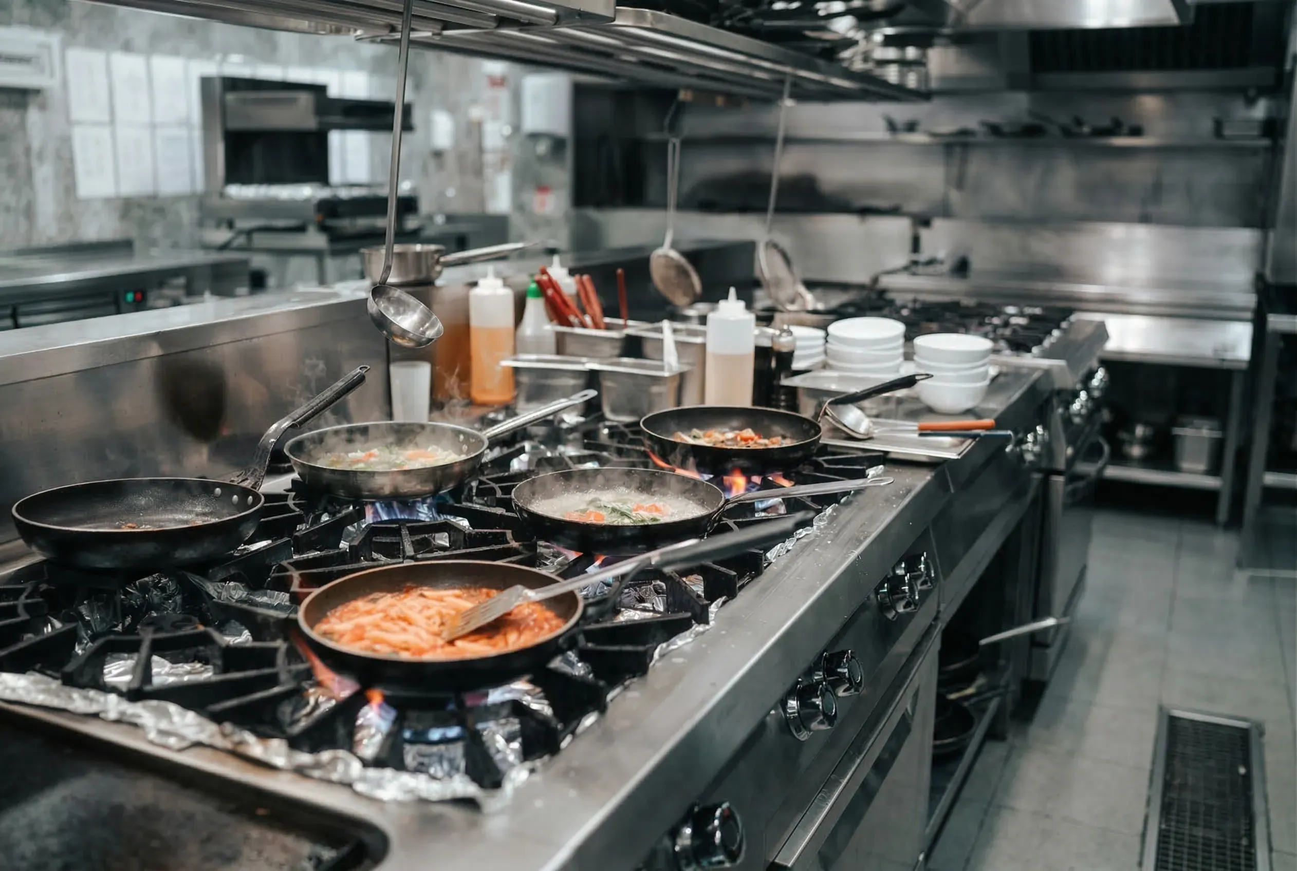 Chef Thomas preparing a dish